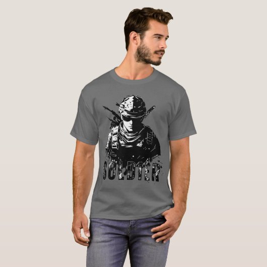 soldaat t-shirt (Voorkant volledig)