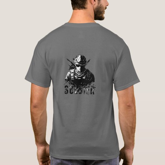 soldaat t-shirt (Achterkant)