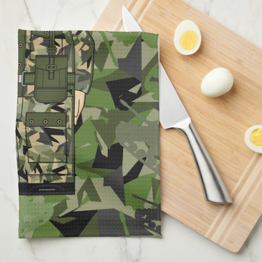 Soldaat Towel van het Britse leger Theedoek (Quarter Fold)