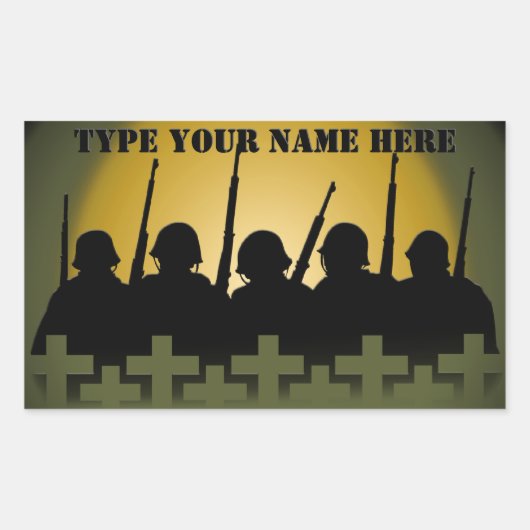 Soldaat Tribute Stickers Lest We vergeten Stickers (Voorkant)