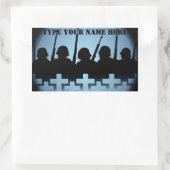 Soldaat Tribute Stickers Lest We vergeten Stickers (Tas)