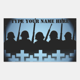 Soldaat Tribute Stickers Lest We vergeten Stickers