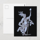 soldaat uit de 17e eeuw briefkaart (Voorkant / Achterkant)