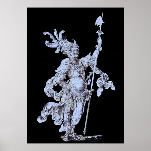 soldaat uit de 17e eeuw poster (Voorkant)