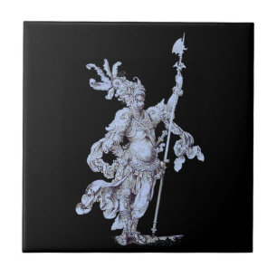 soldaat uit de 17e eeuw tegeltje