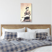 "Soldaat uit de Burgeroorlog, Frances Clalin Clayt Canvas Afdruk (Insitu (Slaapkamer))