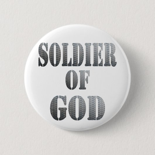 Soldaat van God 5 Métal Ronde Button 5,7 Cm (Voorkant)