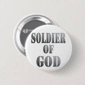 Soldaat van God 5 Métal Ronde Button 5,7 Cm (Voorkant /achterkant)