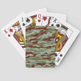 Soldaat van het Groene Camouflage Leger Pokerkaarten