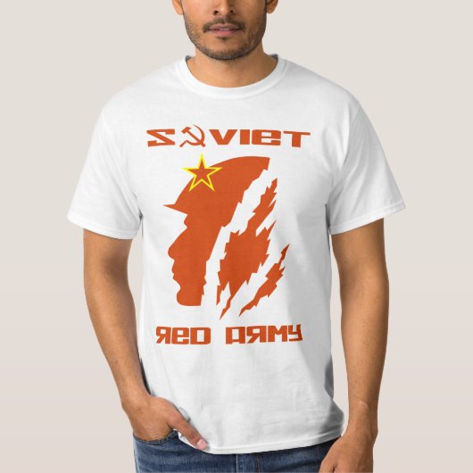 Soldaat van het Rode Leger T-shirt (Voorkant)
