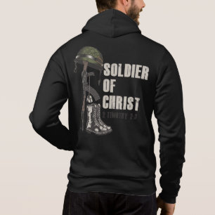 Soldaat van Jezus Christus Christelijk Legergeloof Hoodie