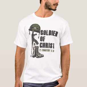 Soldaat van Jezus Christus Christelijk Legergeloof T-shirt