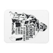 Soldaat van Jezus Christus - Christelijk Vertrouw  Magneet (Horizontaal)