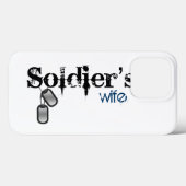 Soldaat vrouw Case-Mate iPhone case (Achterkant (horizontaal))