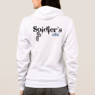 Soldaat vrouw hoodie
