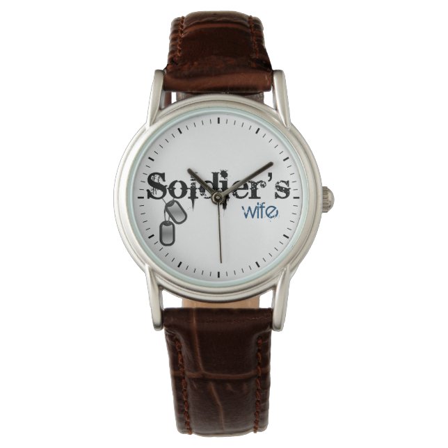 Soldaat vrouw horloge (Voorkant)