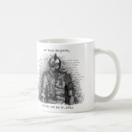 Soldaat Warrior - Eath past achtergrondkleur aan Koffiemok