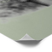 Soldaat Warrior - Eath past achtergrondkleur aan Poster (Hoek)