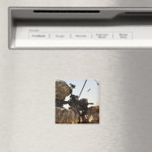 soldaat zet vijandelijke troepen in magneet (Insitu (Vaatwasser))