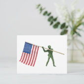 SoldaatAmericanFlag1072509 Briefkaart (Staand voorkant)