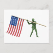 SoldaatAmericanFlag1072509 Briefkaart (Voorkant)