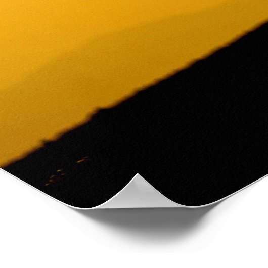 Soldaat's Silhouette Poster (Hoek)