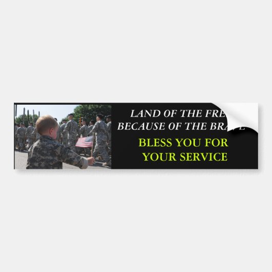 SOLDAT BUMPERSTICKER (Voorkant)