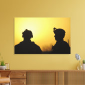 soldaten 2 canvas afdruk (Insitu (Woonkamer))