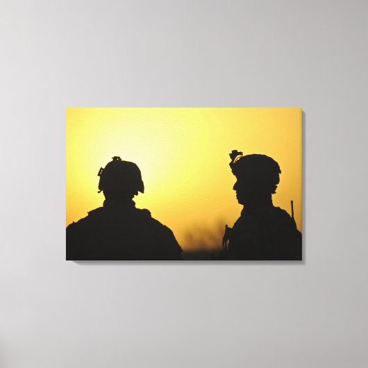 soldaten 2 canvas afdruk (Voorkant)