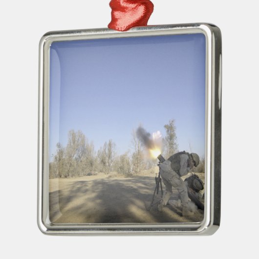 soldaten 2 metalen ornament (Links)