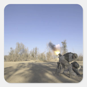 soldaten 2 vierkante sticker