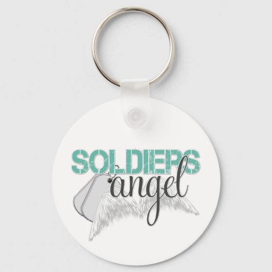 Soldaten Angel Green Sleutelhanger (Voorkant)