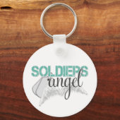 Soldaten Angel Green Sleutelhanger (Voorkant)