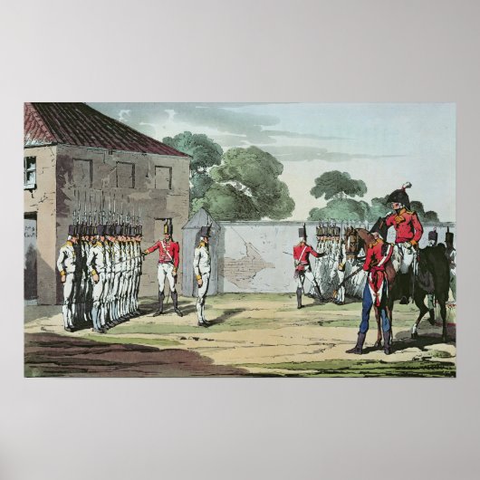 Soldaten boren, 1807 poster (Voorkant)