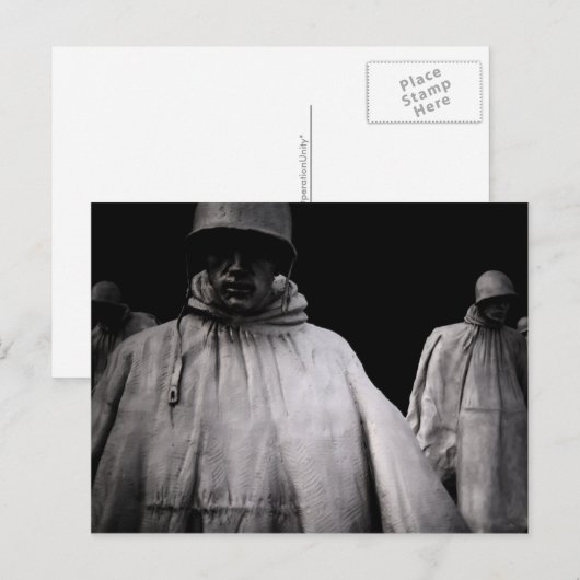 soldaten briefkaart (Voorkant / Achterkant)