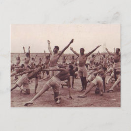 soldaten die briefkaart