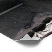 Soldaten die een trap oplopen in een gebouw poster (Hoek)