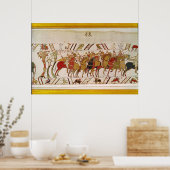 Soldaten die Hastings verlaten om de strijd aan te Poster (Keuken)