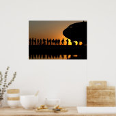 Soldaten die naar huis gaan poster (Keuken)