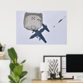 Soldaten die vluchten uitvoeren poster (Thuiskantoor)