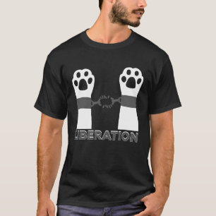 Soldaten die vrij zijn van koele dieren en dieren t-shirt