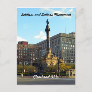 Soldaten en zeelieden Cleveland Ohio Briefkaart