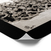 Soldaten geven Rusland Foto 1919 terug Poster (Hoek)