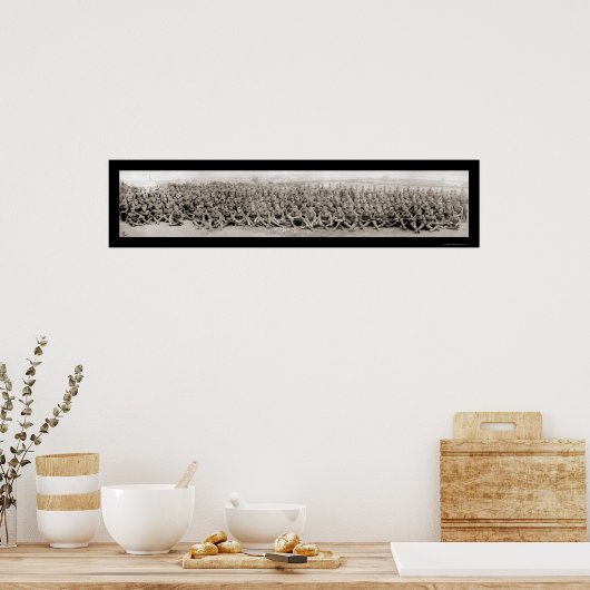 Soldaten geven Rusland Foto 1919 terug Poster (Keuken)