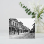 Soldaten in Caen Briefkaart (Staand voorkant)