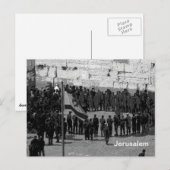 Soldaten in de Westerne muur Briefkaart (Voorkant / Achterkant)