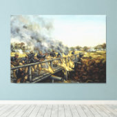 Soldaten in de zon door Donna Neary Print (Insitu (Houten vloer))