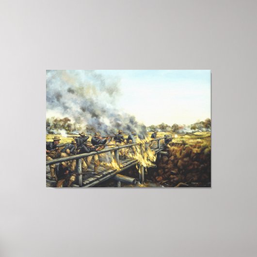 Soldaten in de zon door Donna Neary Print (Voorkant)