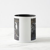 soldaten letten op gevaren mok (Midden)