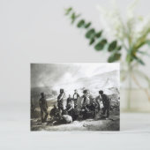 Soldaten op de Krim, c.1855 Briefkaart (Staand voorkant)